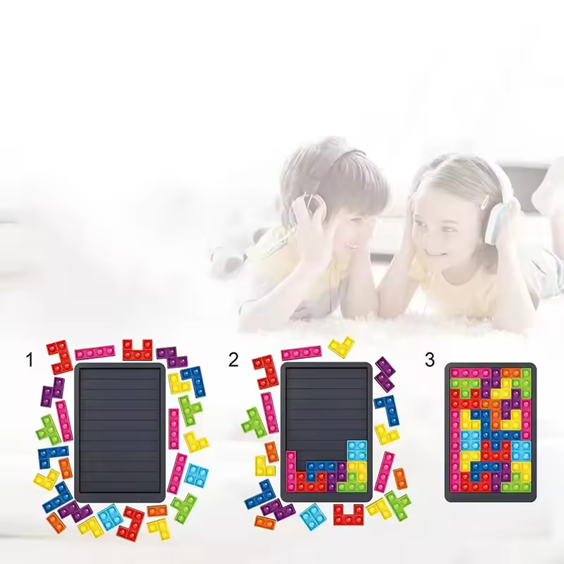 27pcs Jigsaw Russia Puzzle Block Pop Finger Toys